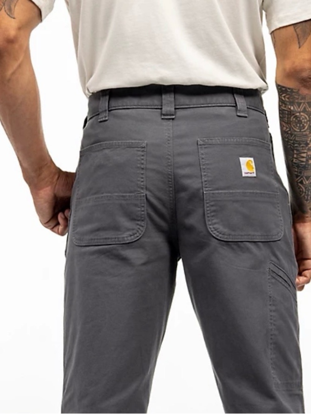Carhartt Men’s Relaxed Straight Rigby Dunagree Pants in Gravel -New With Sticker